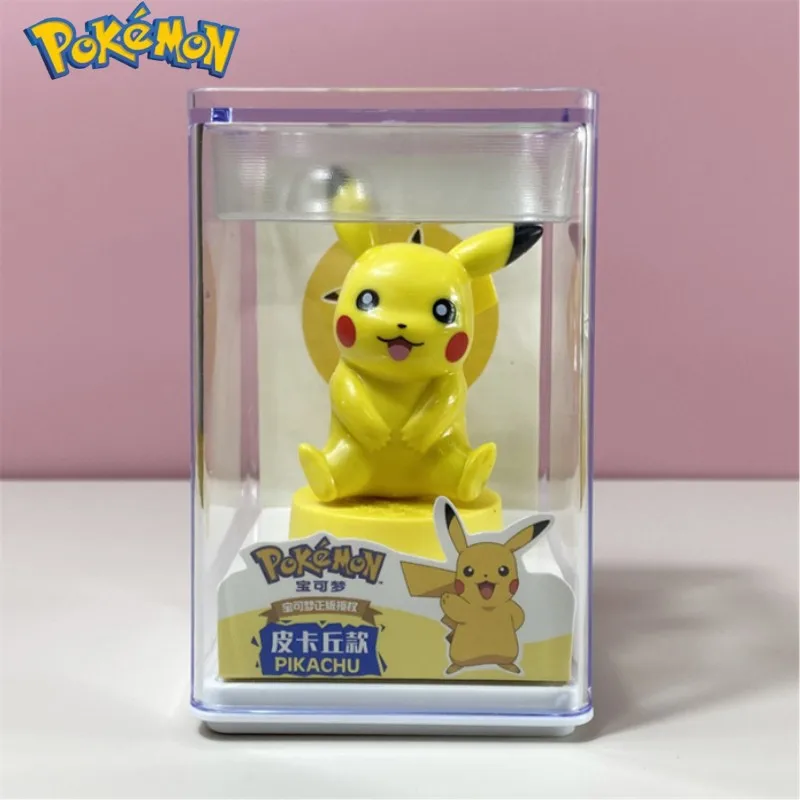 

Genuine Pokemon Hand-done Blind Box Pikachu Action Figure Toys Geni Turtle Car Decoration Holiday Children's Gifts Multi-style