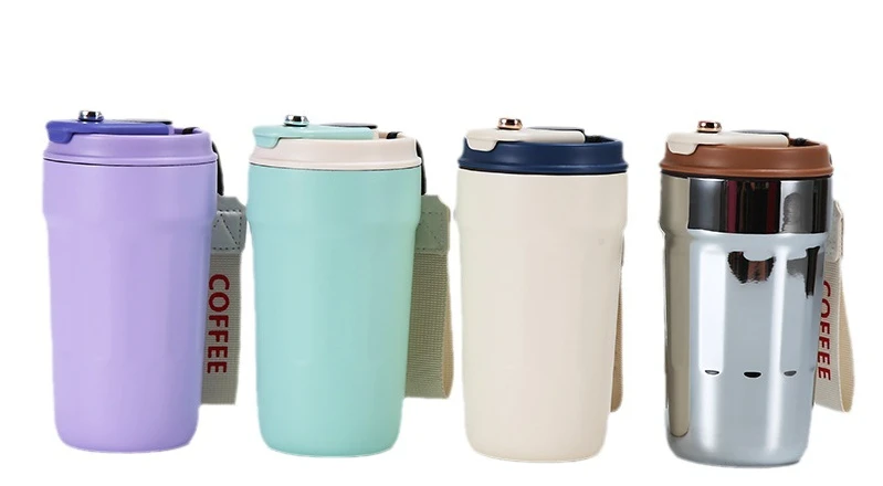 Умная термоизоляционная чашка из нержавеющей стали 316 кофейная с высоким внешним