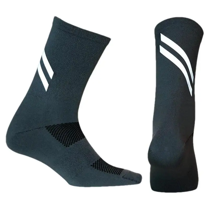 

Cycling Socks Elastic Arch Compression Running Socks Moisture Wicking Lycra Breathable Socks For Running Hiking Baseball