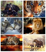 5d diamond painting animal full square round diamond art for adults and kids embroidery diamond mosaic home decor