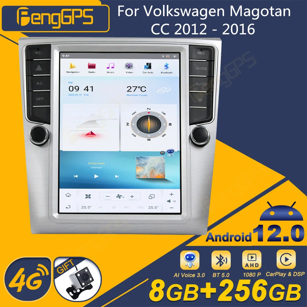 

Восьмиядерный процессор Qualcomm для Volkswagen Magotan CC 2012 - 2016 Android автомобильное радио Тесла экран 2Din стерео ресивер Авторадио Мультимедиа