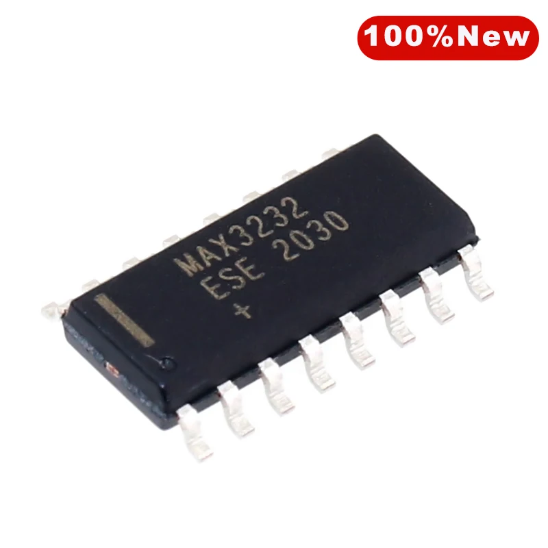 

5PCS/Lot New Original MAX3232 MAX3232ESE MAX3232ESE+T RS-232 Interface IC 3.0V to 5.5V Low Power 1Mbps Transceivers