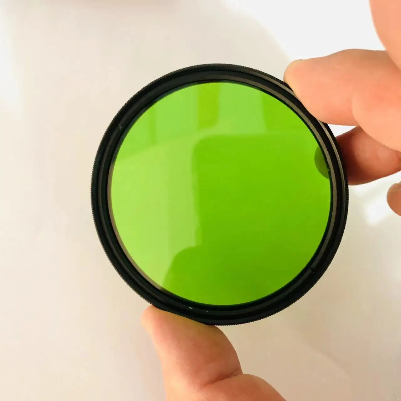

Multiple Sizes 49mm With Round Frame Green Filter Glass LB17 For Camera Photography