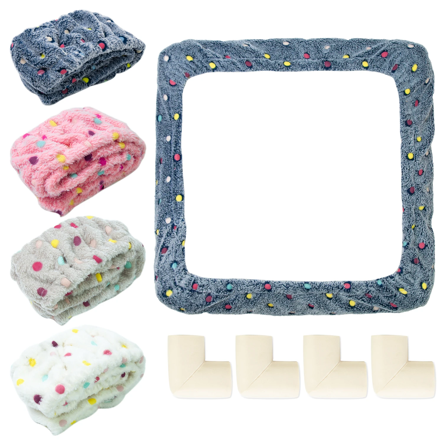 Захватная полоса крышка рамы с защитой углов для 40*40 см открывающийся игольчатый