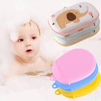 2 styles cute baby bath brush toddler silicone sponge soft bath brushes infant care bathroom supplies
