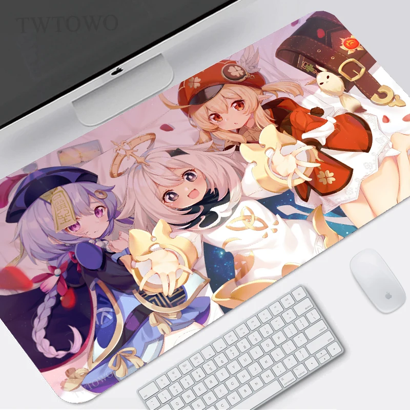 

Genshin Impact Mouse Pad Gamer XL Computer Custom Home Large Mousepad XXL MousePads Anti Slip Office Soft Computer Mouse Mat
