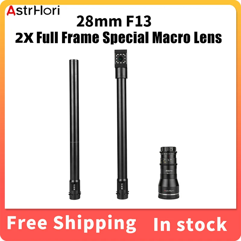 Астрори 28 мм F13 2X полная Рамка специальные микро линзы встроенный кольцевой свет