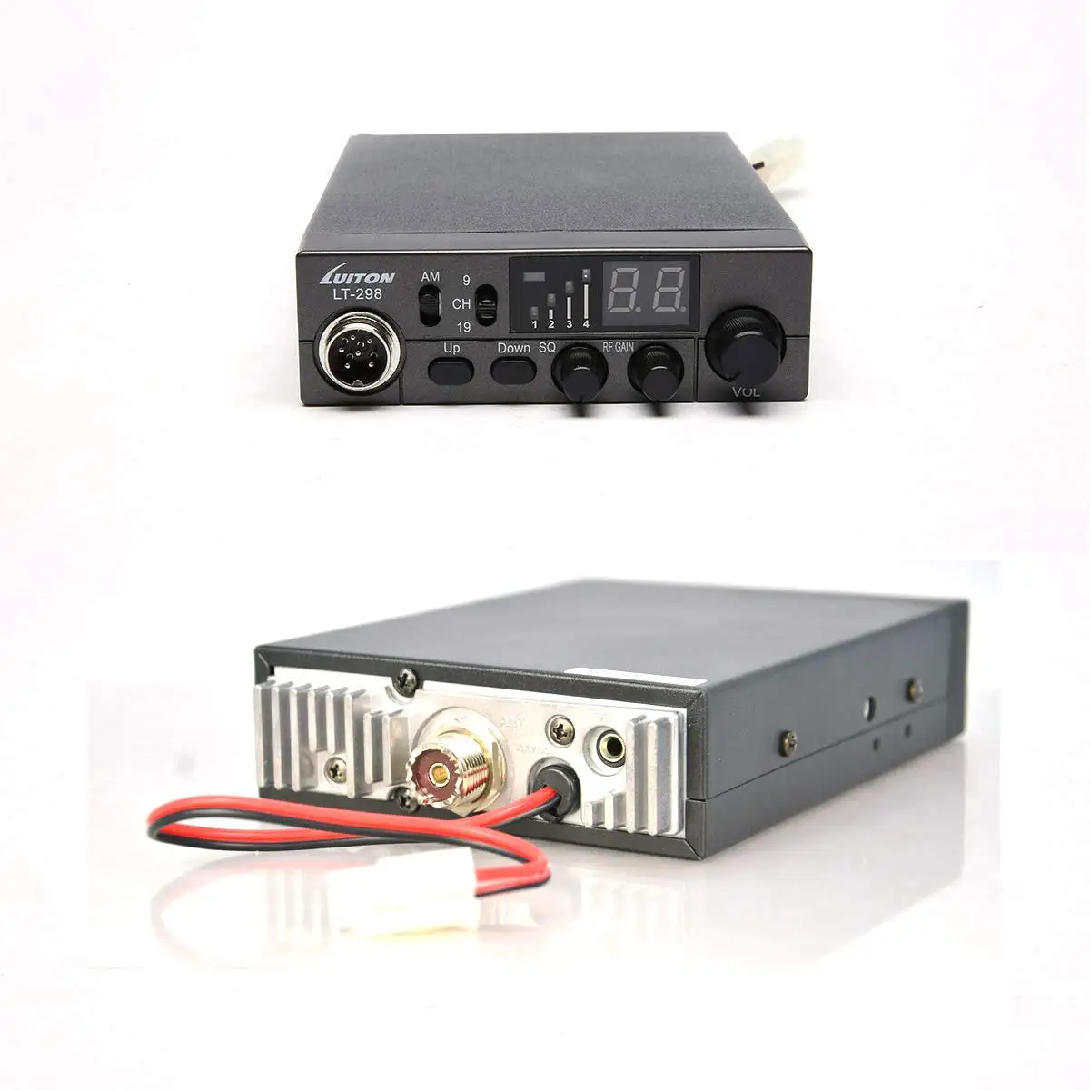 Фото Радиостанция Luiton LT-298 AM/FM с переключателем, 27 МГц, CB-радио, базовая станция, 4 Вт, 40 каналов, разъем для внешнего динамика, передатчик-приемник, мобильная радиостанция. №3