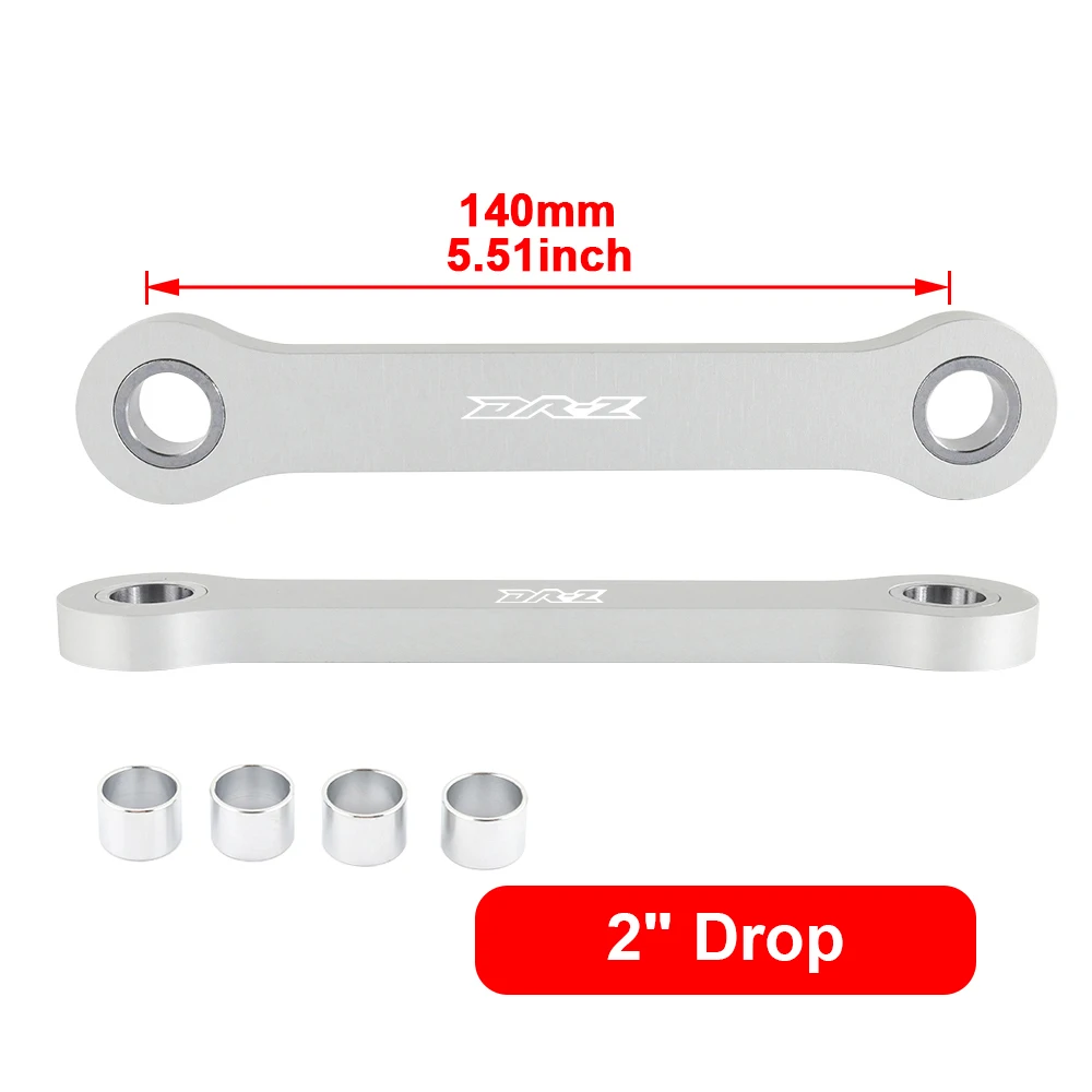 Аксессуары для мотоциклов, понижающие звенья, комплект, подходит для Suzuki DRZ400 DRZ 400, задняя подвеска, подушки, дропшиппинг, рычаги, DR-Z 400