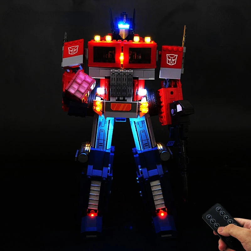 

Набор со светодиодной подсветкой для идеи 10302 Optimus Prime Autobot, строительные блоки, детский грузовик, игрушки, набор ламп, только освещение без модели