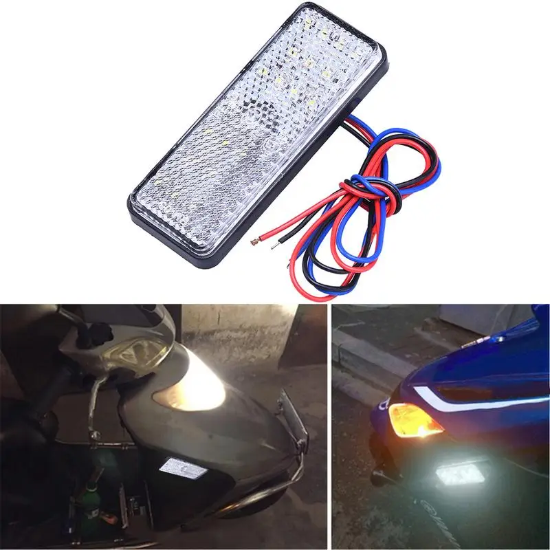 

Automobile Square Taillight Beach Car LED Reflector LED Reflector Sidelight Warning Light