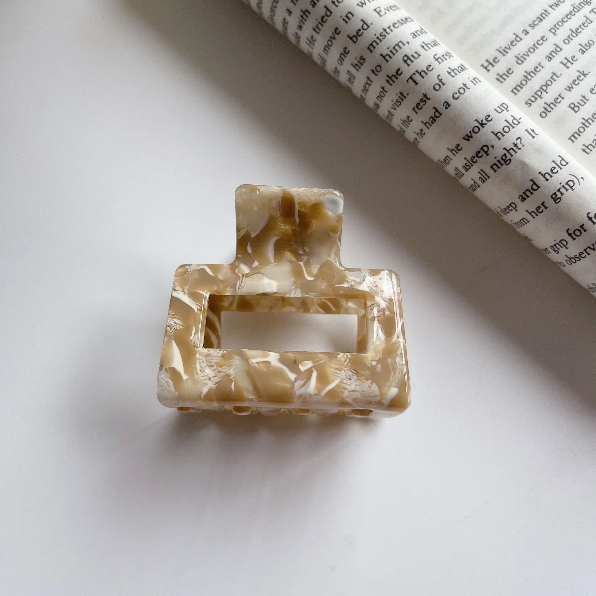 Корейский стиль девичий темперамент зажим для волос ацетатные когти