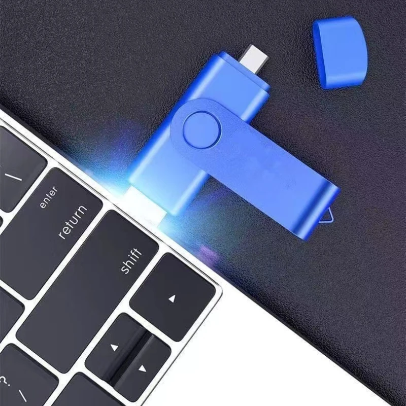 Портативный OTG USB 2 флэш-накопитель типа C / Micro Pen Drive ТБ USB-флешка 3 0 U-диск для ПК