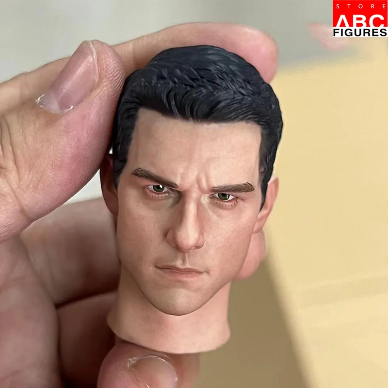 

WOW 1/6 том круиз голова Лепка ПВХ Мужская голова резьба модель подходит для 12 дюймов солдат экшн-фигурки в короткой части