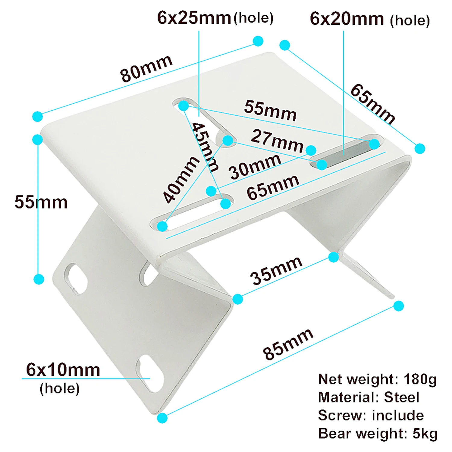 Подставка для камеры видеонаблюдения металлический прочный уличный настенный