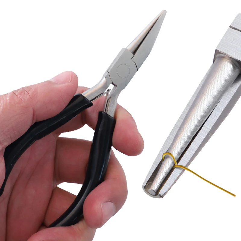 Мини-плоскогубцы для ювелирных изделий из углеродистой стали 5 дюймов