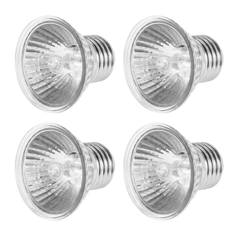 

LICG 4-Pack UVA + UVB Full Spectrum Sun Lamp Sunbathe Heat Lamp/Bulb/Light For Lizard Reptiles And Amphibians