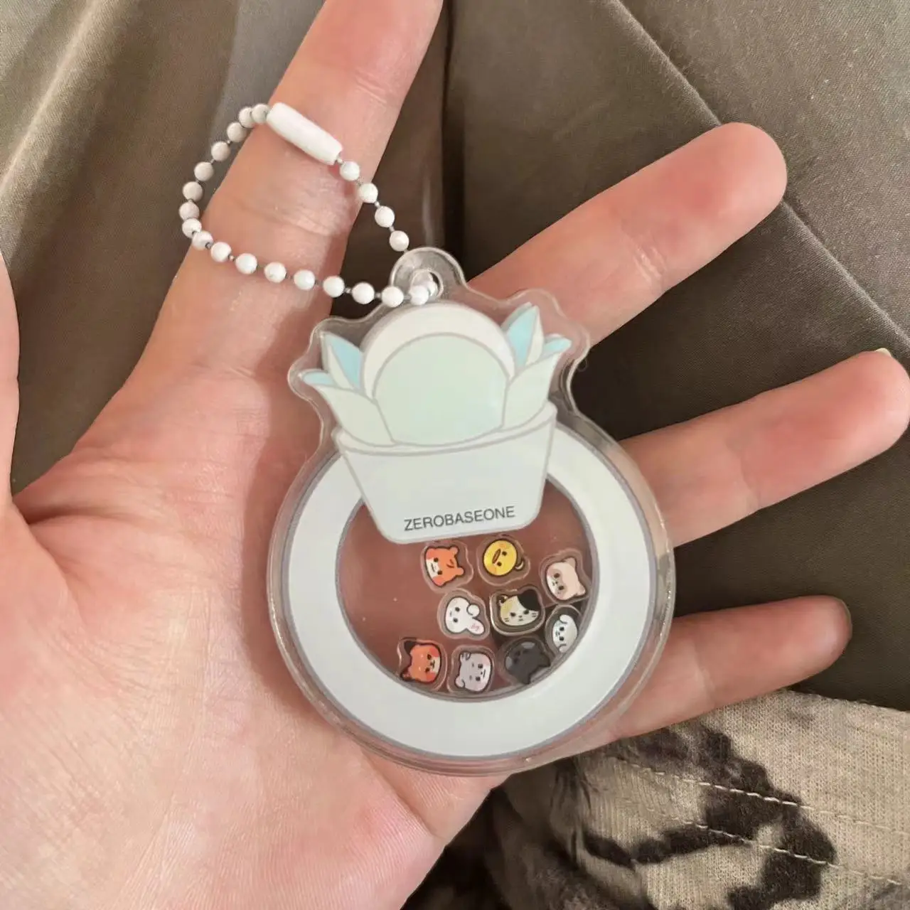 Kpop ZB1 Shake брелок мультфильм милый акриловый кулон цепочка из бисера для ключей