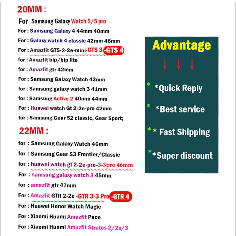 Alpine Loop for Samsung Galaxy Watch 4-Classic-5-Pro-Active 2 40mm 44mm band sport 20mm 22mm bracelet Huawei GT 2/3 Pro/2e strap