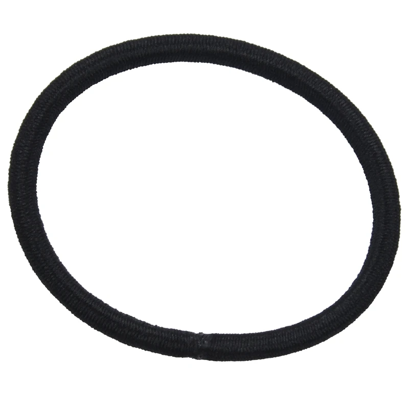 

200 Pack No-metal Hair Elastics Hair Ties Ponytail Holders Hair Bands Bulk, Black (4mm)