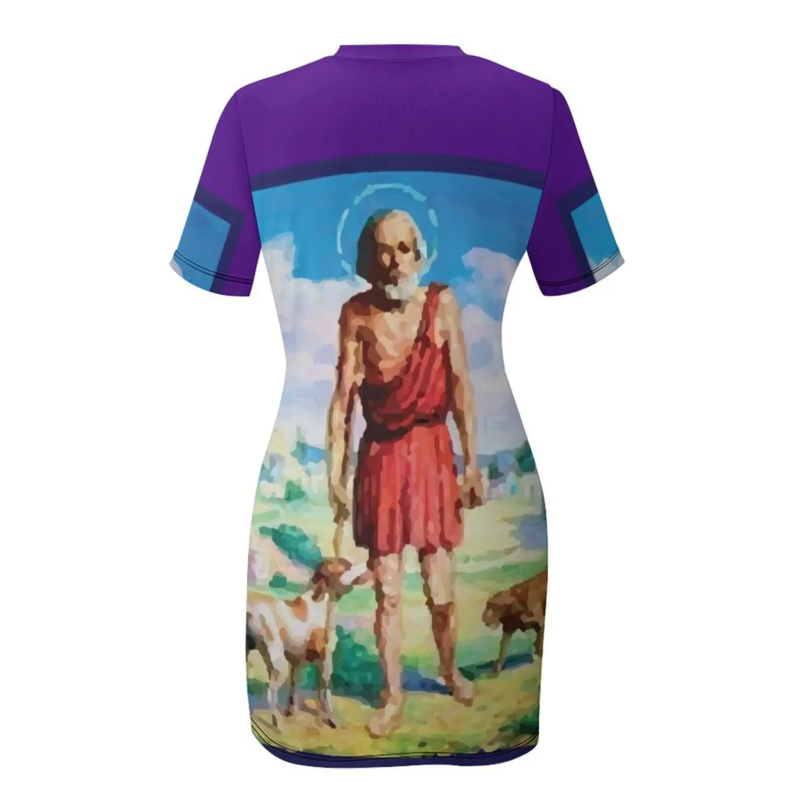 Женское вечернее платье San Lazaro Babalu Aye Cuba Santeria из полиэстера