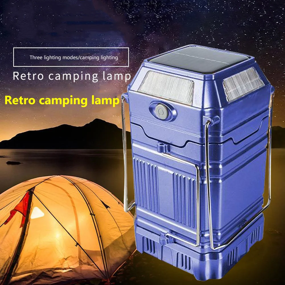 

Светодиодная атмосферная лампа для кемпинга, аккумулятор высокой емкости, водонепроницаемая садовая декоративная лампа, USB зарядка, Складн...