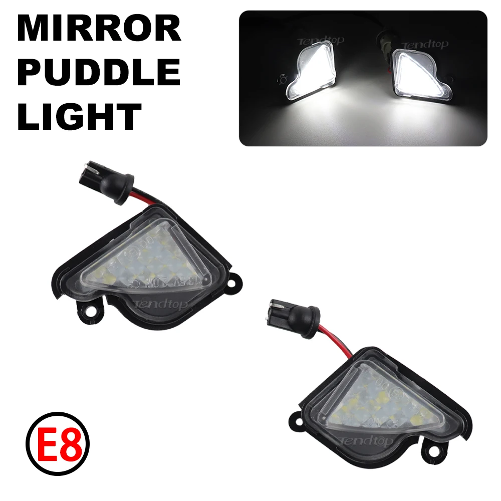 2 шт. светодиодный светильник Canbus без ошибок под зеркалом заднего вида для Skoda Octavia