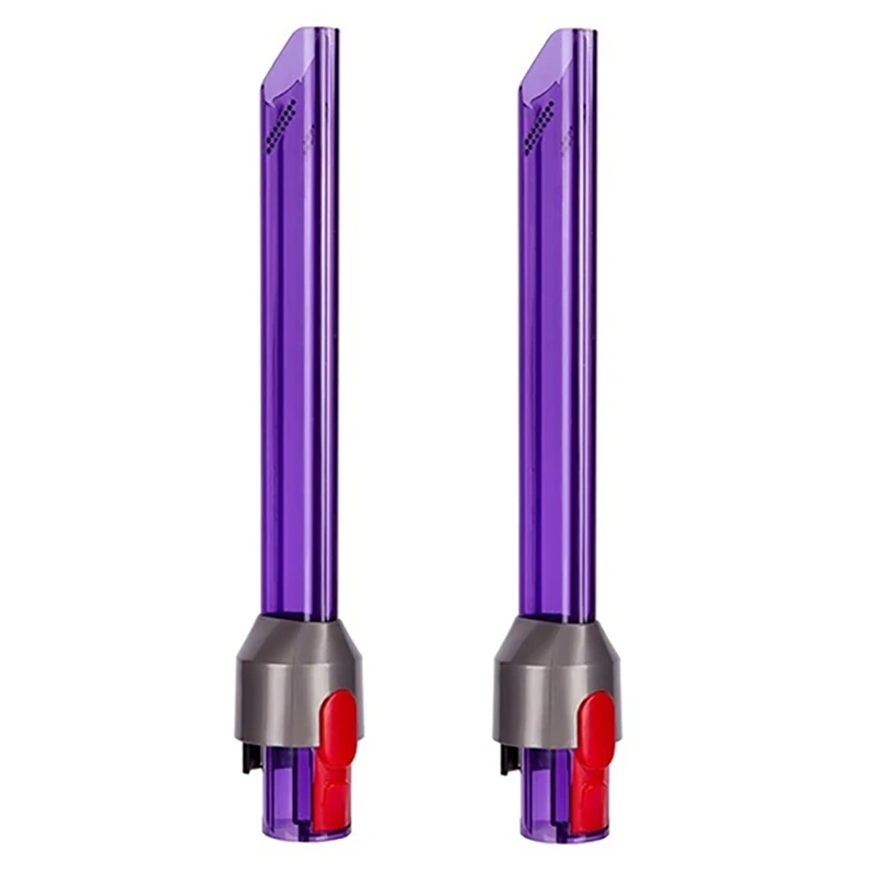 

2Pcs Crevice Tool Nozzle Brush With LED Lights Quick Release For Dyson V7 V8 V10 V11 Cordless Vacuum Cleaner Parts