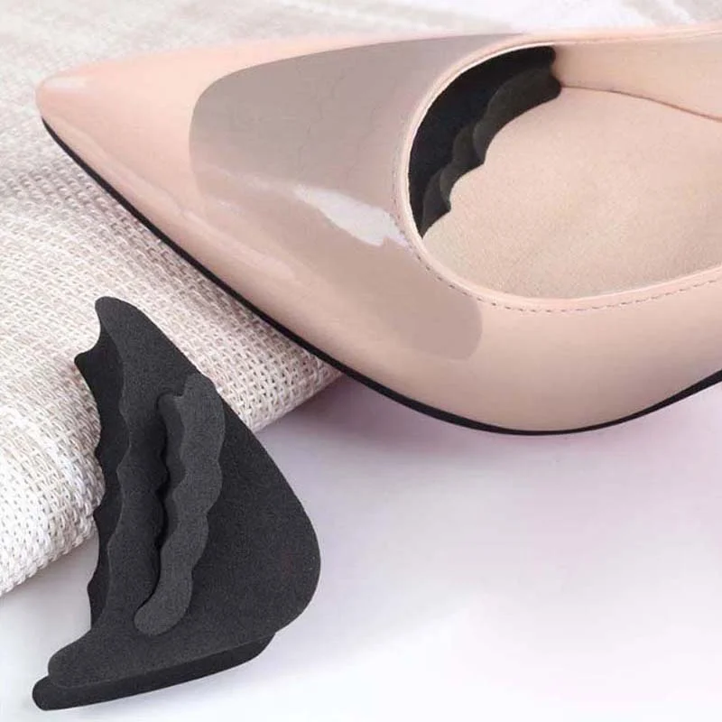 

High Heels Toe Plug Foot Pads Sponge Forefoot Insert Templates for Sandals Cushion Padding Inner Soles Shoes Pad Heel Protector