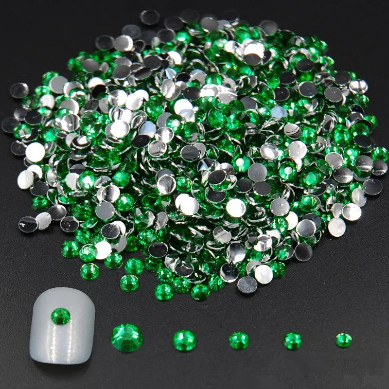 

2000 шт., декоративные акриловые наклейки для ногтей, разные размеры