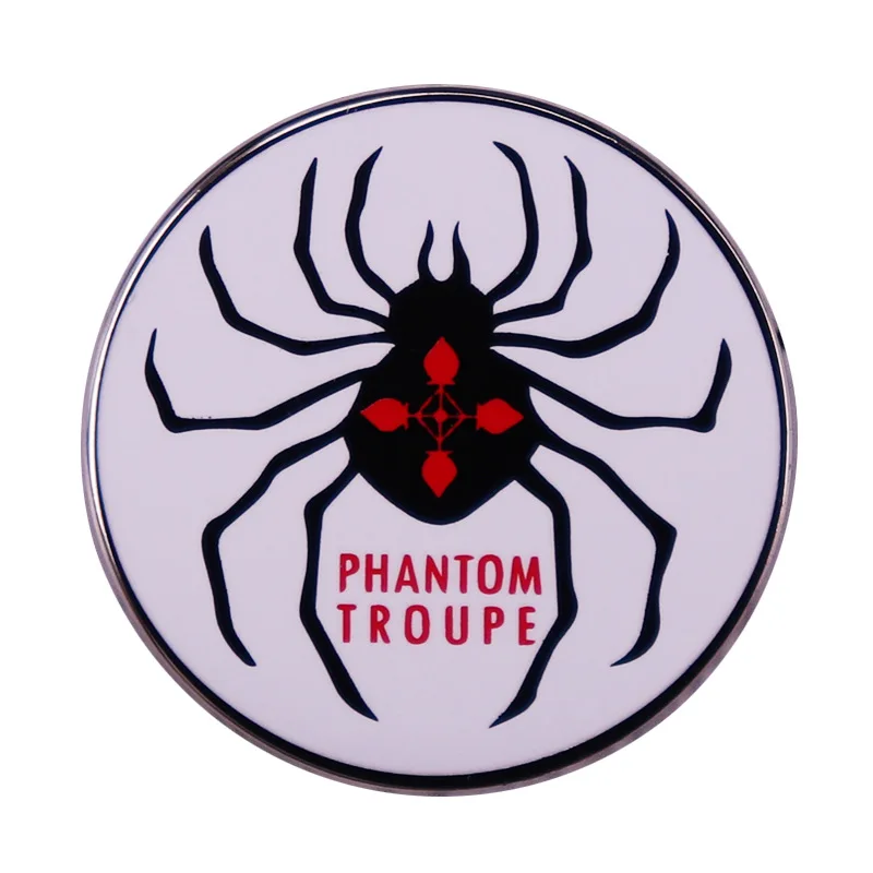 

The Spider Symbol Enamel Pin Wrap Clothes Lapel Brooch Fine Badge Fashion Jewelry Friend Gift