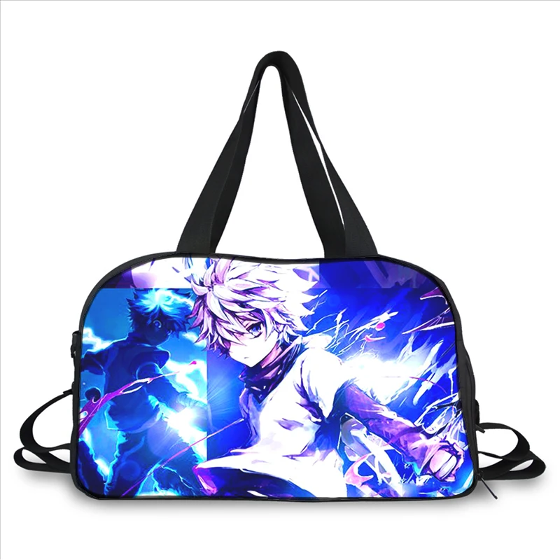 HUNTER×HUNTER Anime 3D printing fashion trend portable large capacity multi-function messenger bag travel bag