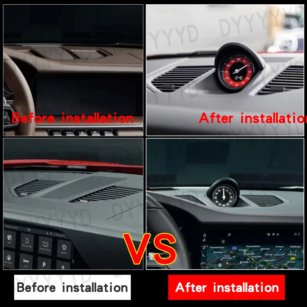 Центральная приборная панель для интерьера измерительные часы Porsche Panamera 971 92A 9Y0 718