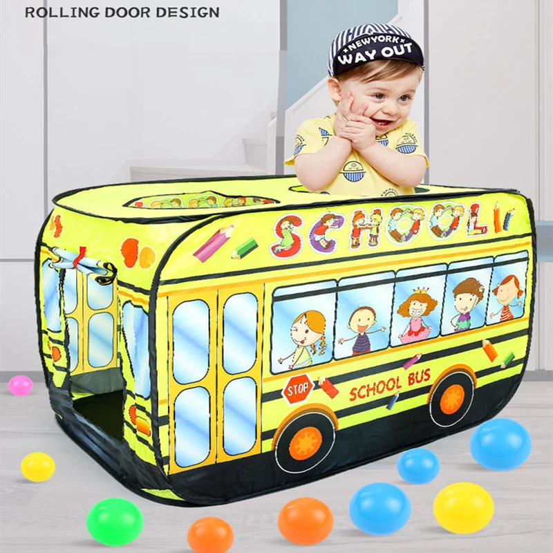 Детская автомобильная палатка Популярная Игровая автобус игрушка для помещений