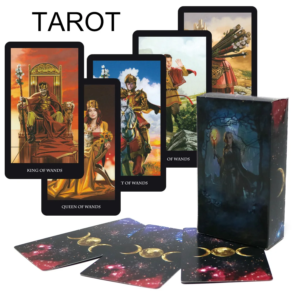 

Ведьма гадания Таро карты колода английская версия игры в игральные карты оракул чтение удачи настольная игра подарки