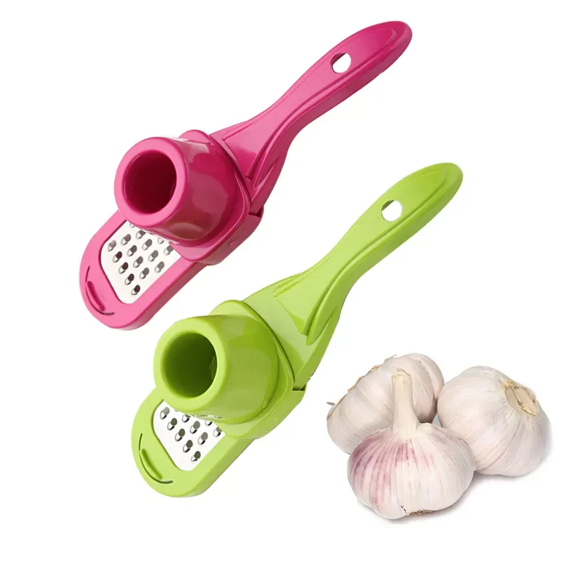 

Garlic Press Multi-functional Ginger Grinding Grater Planer Slicer Cutter Cooking Tool Kitchen Utensils