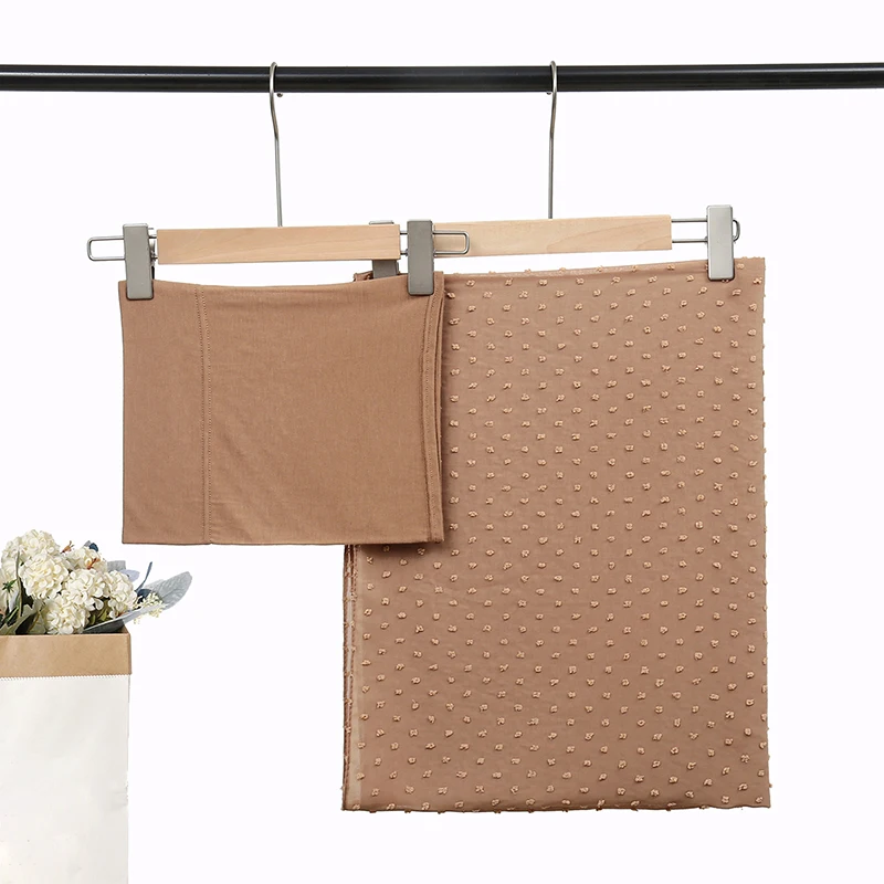 Хиджаб с крышкой прикрепленная накладка на шею тюрбан Нижний шарф женская модель