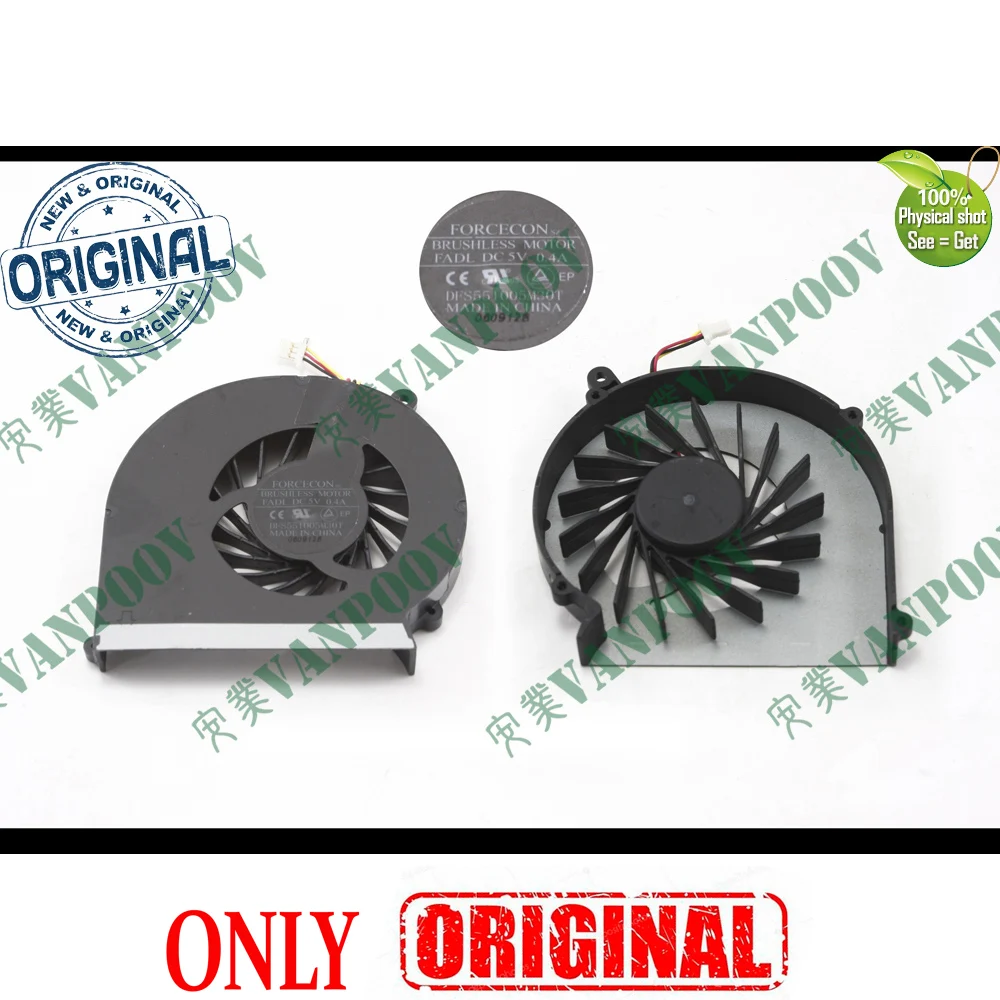Новый охлаждающий вентилятор для ноутбука HP Compaq Presario CQ43 G43 CQ57 G57 430 431 435 436 серии DFS551005M30T FADL