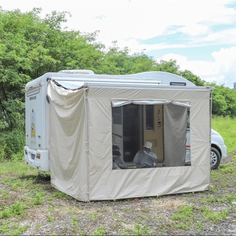 Фото C/B-Typ Wohnmobil-Seitensonnenschutzzelt Universelle Wohnmobil-Markise Mit Vollpresa Emma Набор 2,5м 3м 4м №1