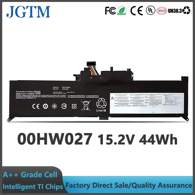 00HW026 00HW027 Аккумулятор для ноутбука Lenovo ThinkPad New S1 2018 Yoga 260 370 X380 20FD 20FE 20JH 20JJ 20FD001WGE 01AV432