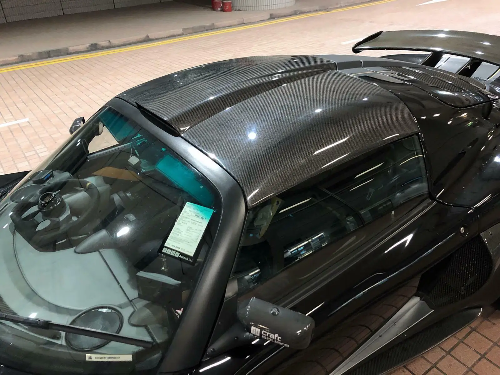 Крыша из настоящего углеродного волокна подходящая для Lotus 2004-2015 требует Elise S2 S3