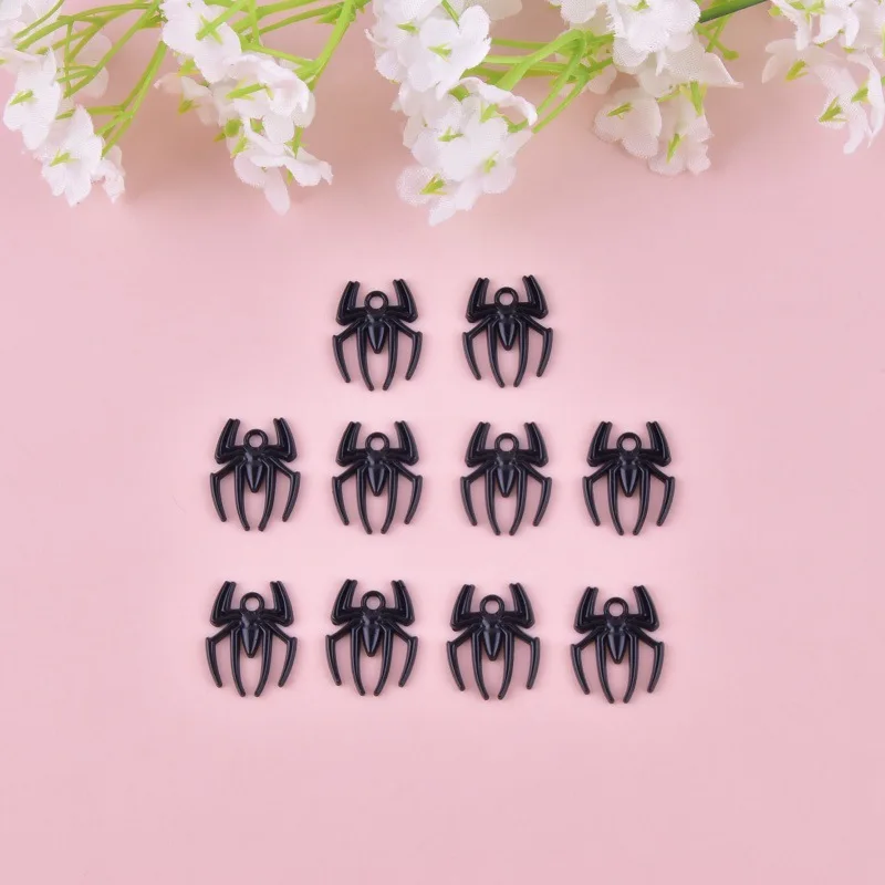 10 шт. металлические подвески в виде паука