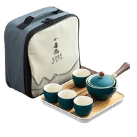 chinese tea set chinese gongfu tea set portable teapot set tea maker infuser portable tea cup set of 6 tea set porcelain