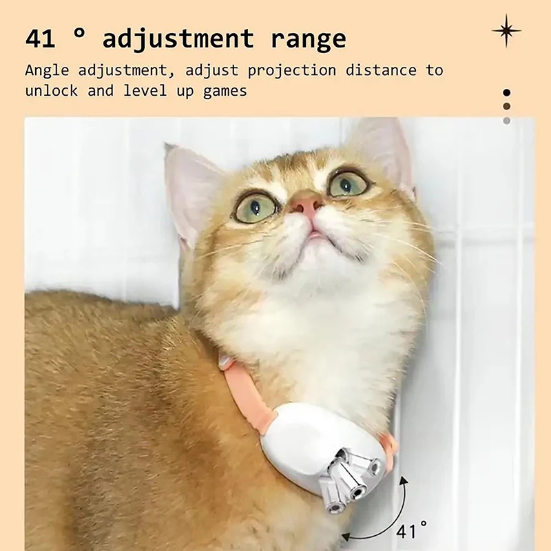 Перезаряжаемая лазерная игрушка для кошек активируемая движением лазерный