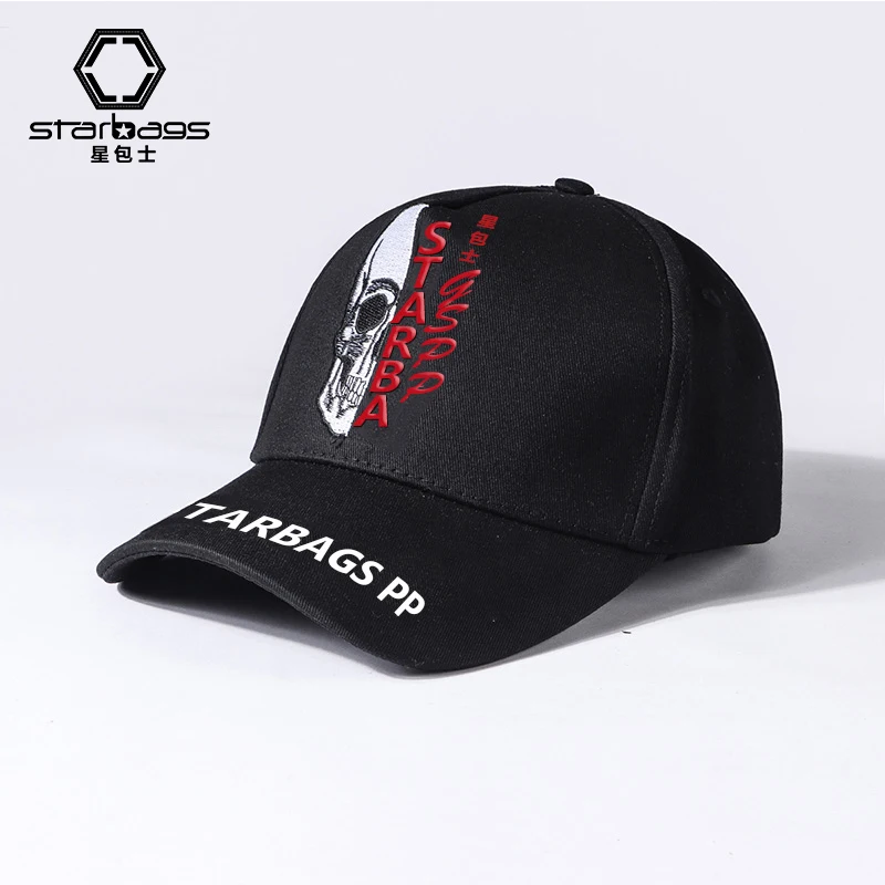 2022new Starbags pp Original Embroidered personality skull cool lovers cap adjustable casual baseball cap