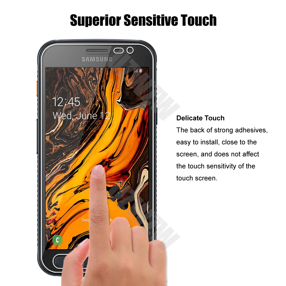 (2pcs) For Samsung Galaxy Xcover 4 G390F G390W / Xcover 4s G398F Tempered Glass Screen Protectors Protective Guard Film HD Clear