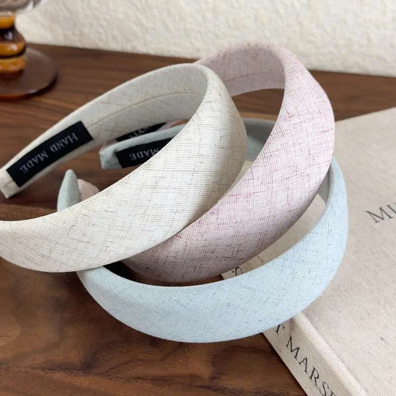 Весенне-летние решетчатые повязки на голову в форме ромба однотонная милая