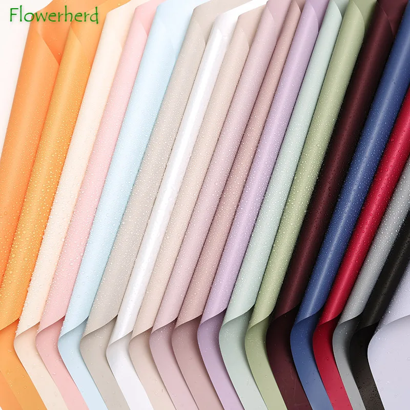 

20/10/5/1pcs Flower Packaging First Love Paper Monochrome Ouya Paper Bouquet Package Flower Gift Wrapping Paper Flower Wrapping