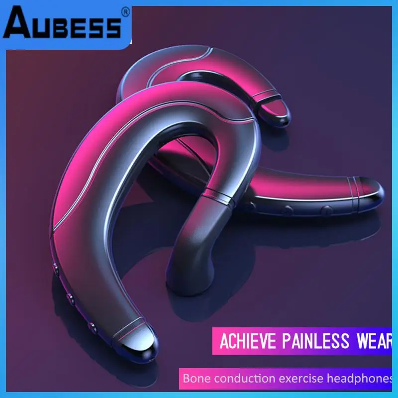 

Наушники с костной проводимостью, беспроводные стерео спортивные водонепроницаемые удобные наушники с открытым ухом, внешний вес с микрофоном