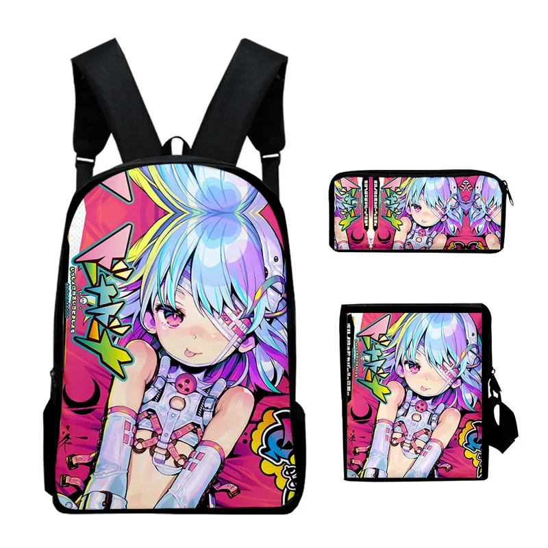 2023 Dohna Let's Do Bad Things Together Наборы из 3 предметов с принтом Сумка на молнии